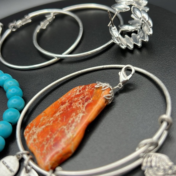 Silver and Stone Jewelry lot - Picture 6 of 8